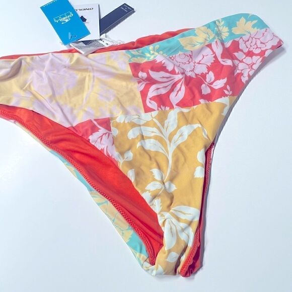O’Neill Olivia Tulum High Waisted Juniors' Printed Cheeky Bikini Bottoms Multi - Picture 5 of 8